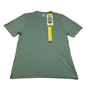 Kirkland Signature Pima Cotton‎ Slub Tee Mens Small T-Shirt Soft Green NEW